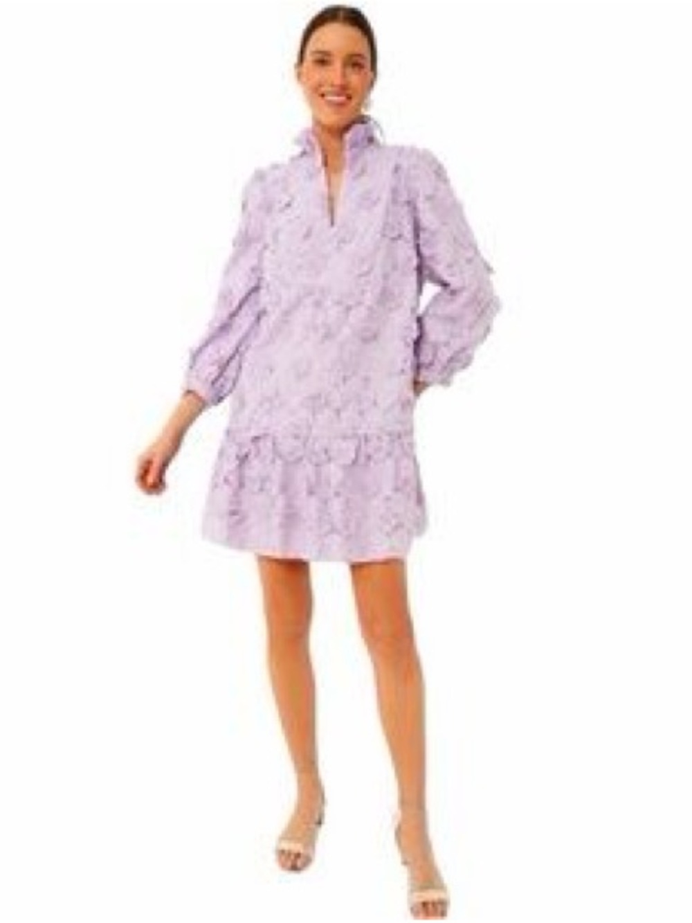 Tuckernuck Palmerston Lilac Guipure Lace Dress
